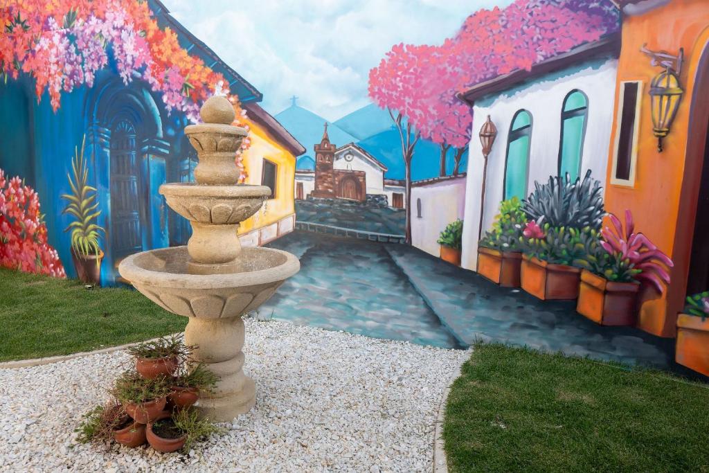 Zahrada ubytování La Casa de Isa