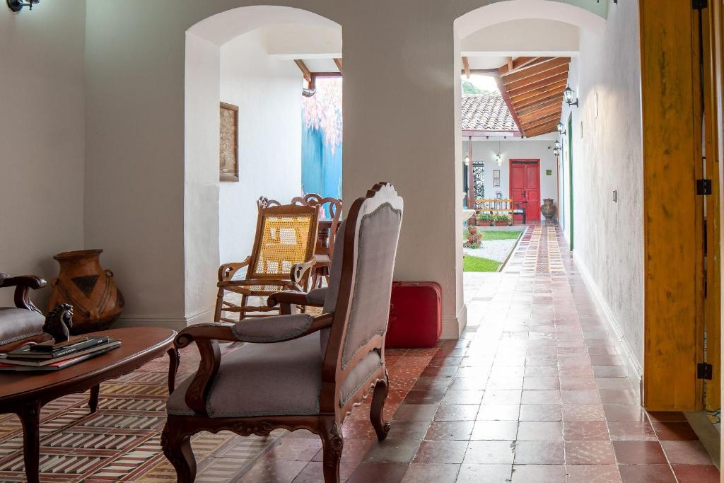 Posezení v ubytování La Casa de Isa