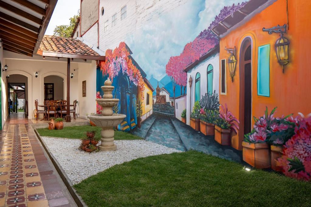 Zahrada ubytování La Casa de Isa