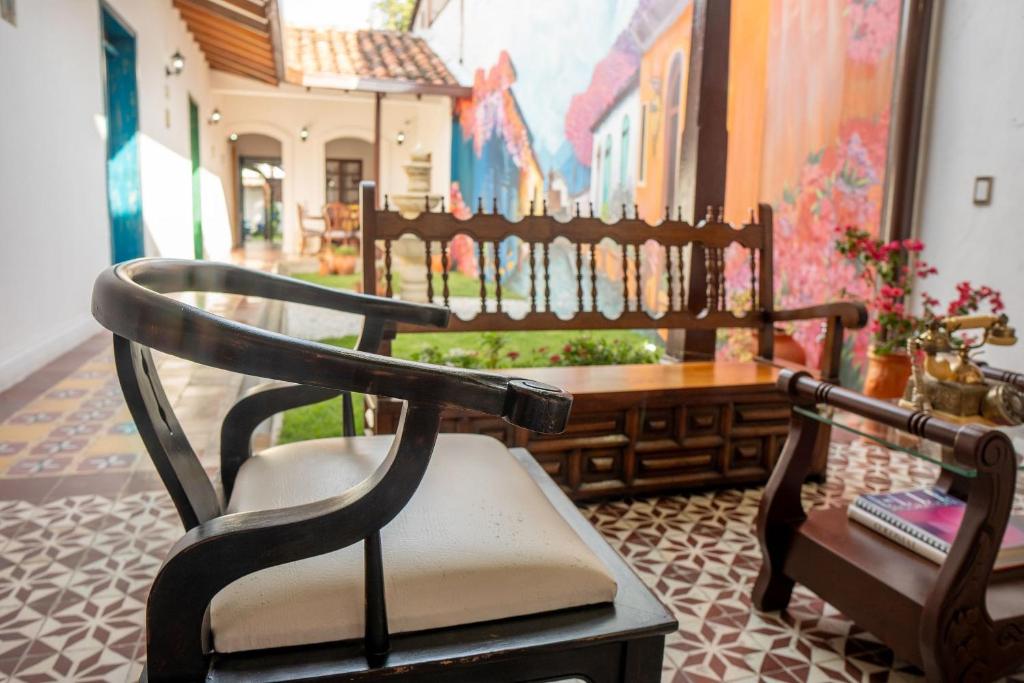 Posezení v ubytování La Casa de Isa