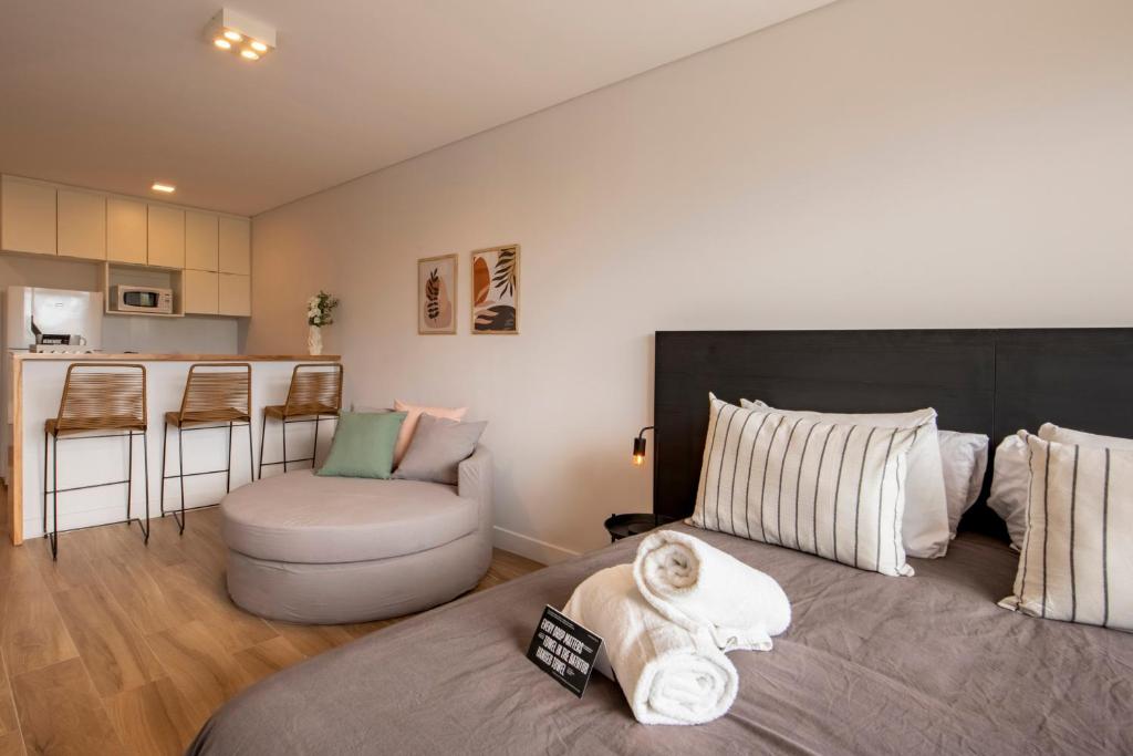 Kuchyň nebo kuchyňský kout v ubytování Top Rentals Palermo Soho