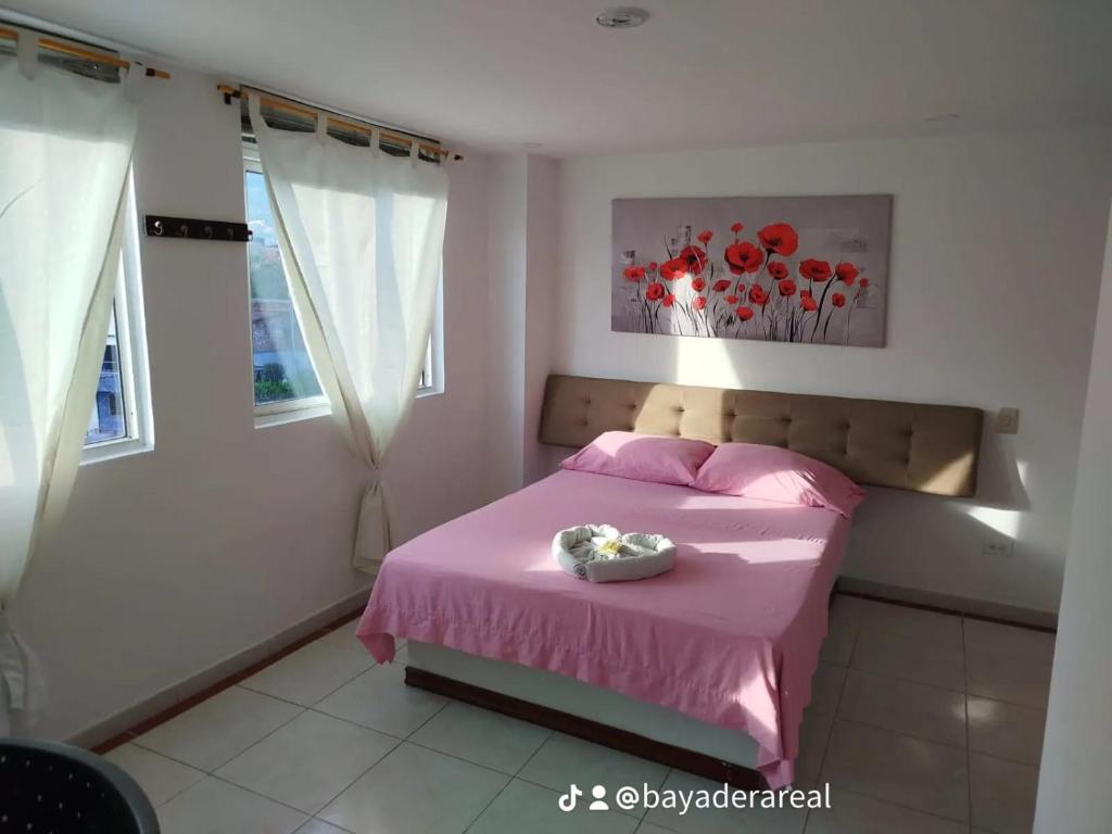 Postel nebo postele na pokoji v ubytování Hotel Bayadera Real