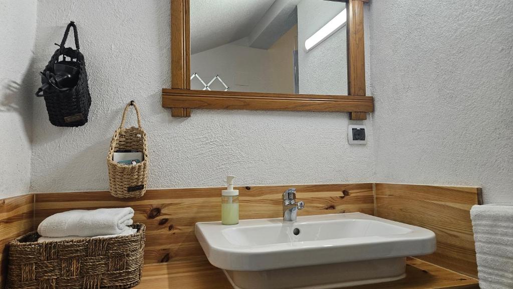 Koupelna v ubytování Studio apartman Gradna