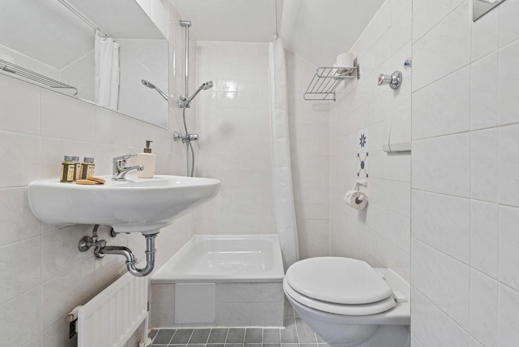 Koupelna v ubytování K22 Smart Rooms