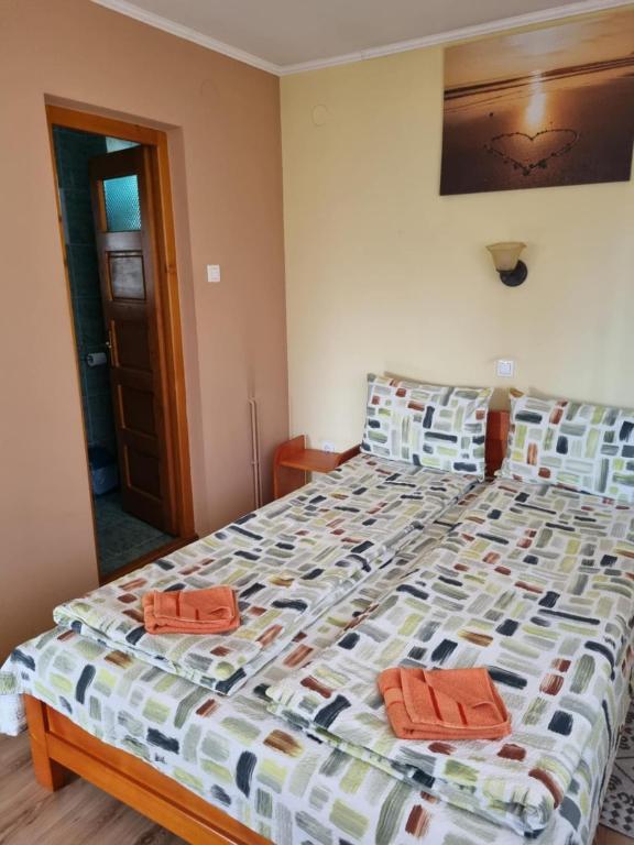 Postel nebo postele na pokoji v ubytování Casa Monika Ciocarliei