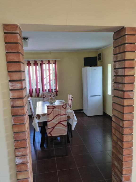 Kuchyň nebo kuchyňský kout v ubytování Casa Monika Ciocarliei