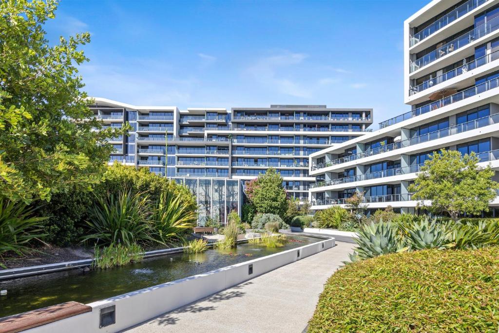 View of Spacious 2-bedroom suite, luxury living, with Indoor Pool, Sauna, Gym ...