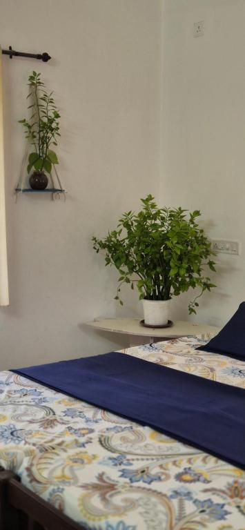 Postel nebo postele na pokoji v ubytování Villa Luna Varkala