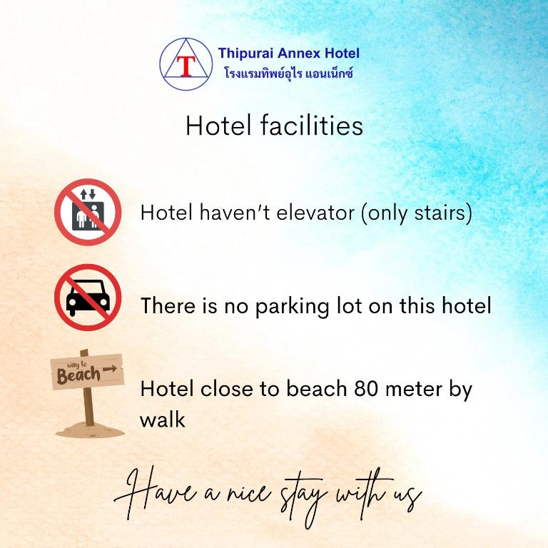 Certifikát, hodnocení, plakát nebo jiný dokument vystavený v ubytování Thipurai Annex Hotel