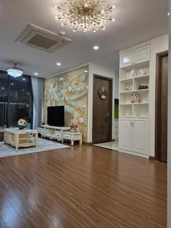 Televiisor ja/või meelelahutuskeskus majutusasutuses Chung Cư Ecodream Apartment Hanoi - Ngõ 300 Nguyễn Xiển