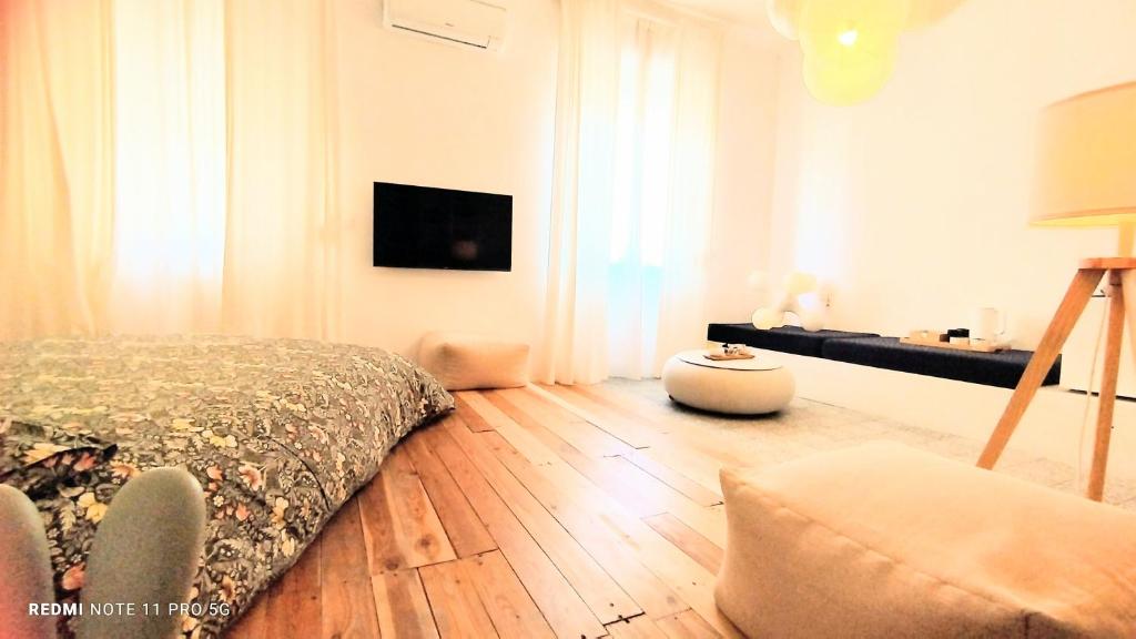TV a/nebo společenská místnost v ubytování Matilde Rooms