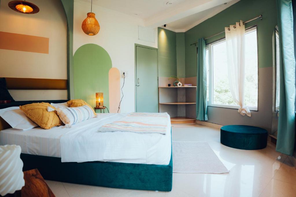 Postel nebo postele na pokoji v ubytování Art Bliss Hostel