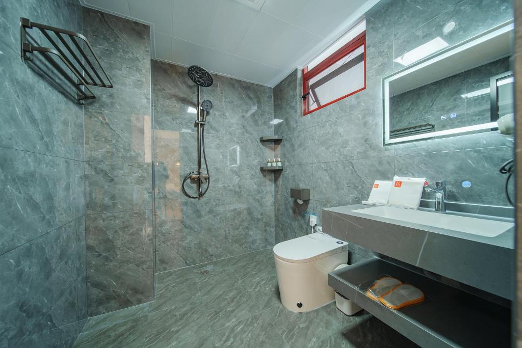 Koupelna v ubytování Jianshui Yunshui Inn