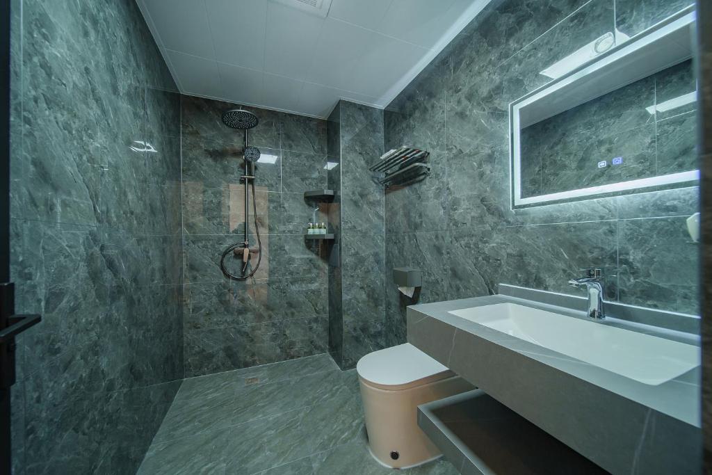 Koupelna v ubytování Jianshui Yunshui Inn