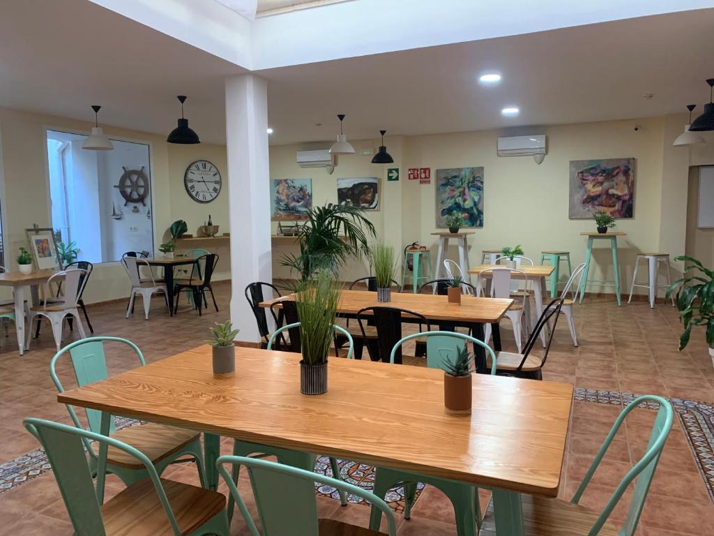 Restaurace v ubytování Hostel SEA&DREAMS Calpe