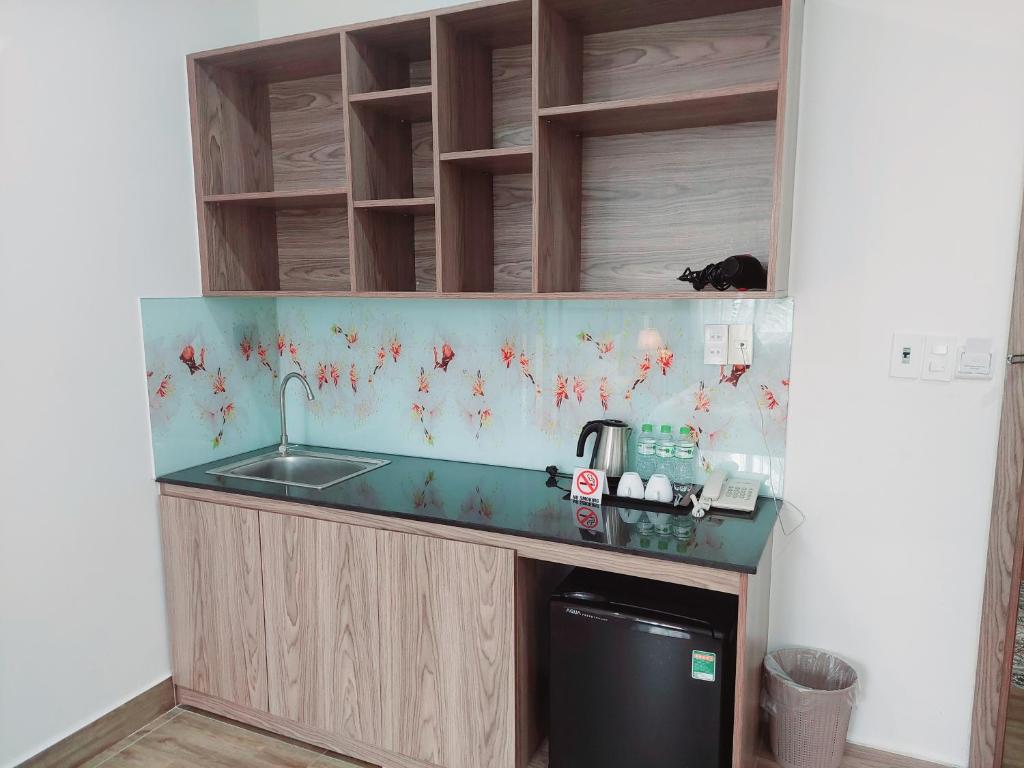 Kuchyň nebo kuchyňský kout v ubytování An Villa Beach Paradise