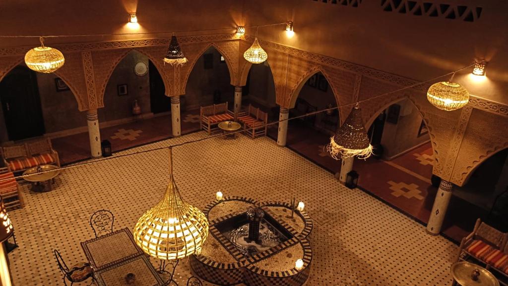 Restaurace v ubytování Riad Dar Poublanc