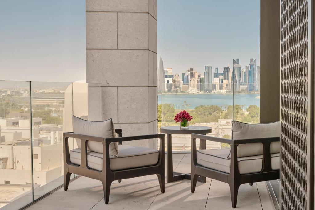 Balkón nebo terasa v ubytování Mandarin Oriental, Doha