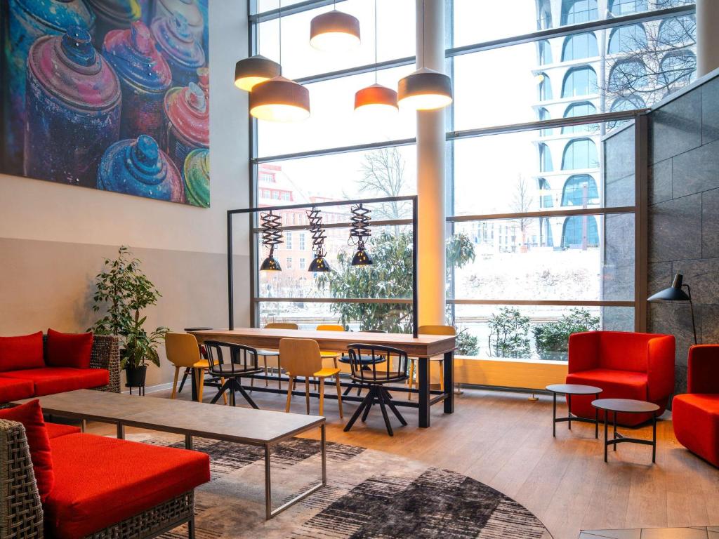 Posezení v ubytování ibis Berlin Mitte