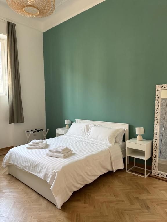Posteľ alebo postele v izbe v ubytovaní Cozy Loft Baia del Re - Navigli