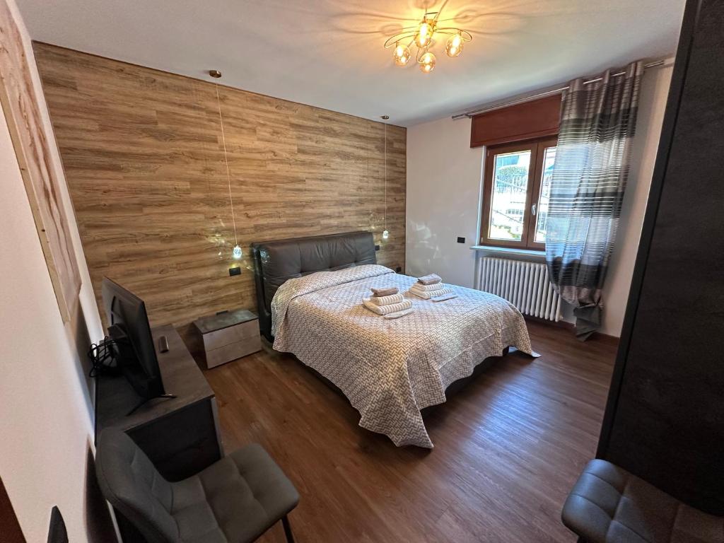 Postel nebo postele na pokoji v ubytování VULCANO Case Vacanza