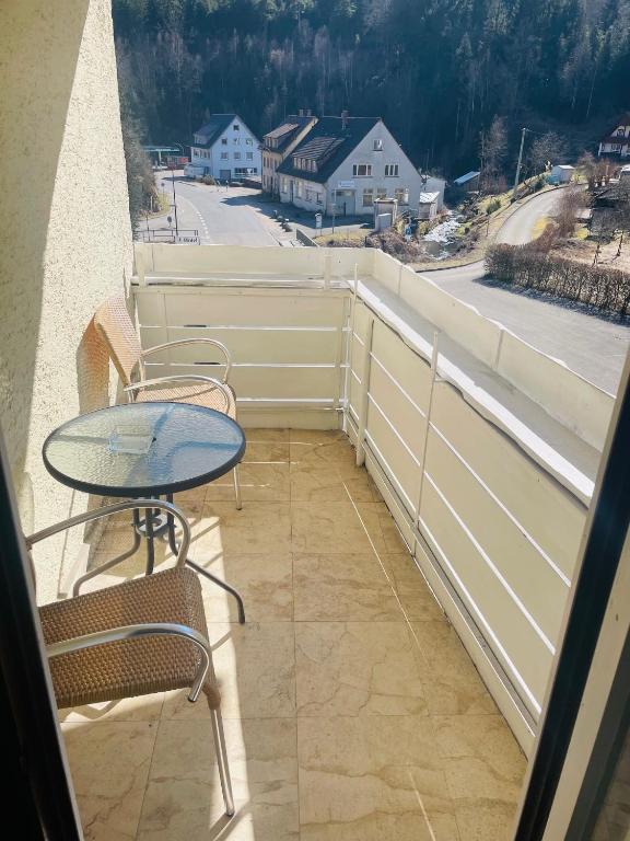 Balkón nebo terasa v ubytování Hotel Stern
