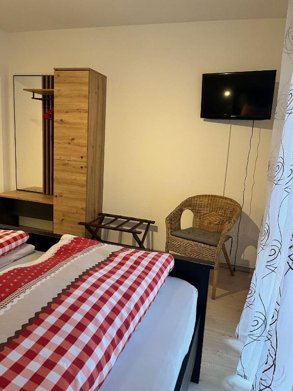 Postel nebo postele na pokoji v ubytování Apartment Frank - bis zu 3 Schlafzimmer