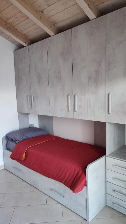 Postel nebo postele na pokoji v ubytování Apartment in the center of Vigevano