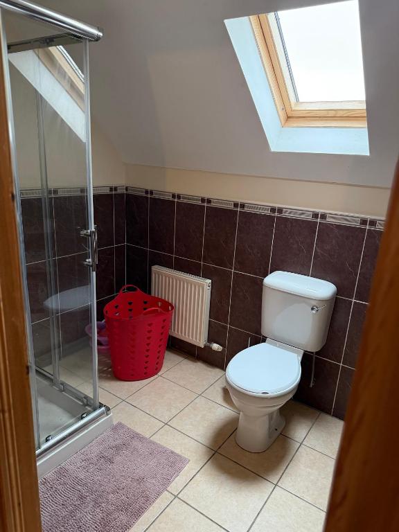 Koupelna v ubytování #3 - Spacious Ensuite Double Room with Sofa in Leitrim