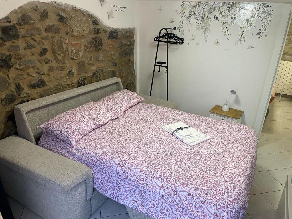 Postel nebo postele na pokoji v ubytování A casa di Peppetto