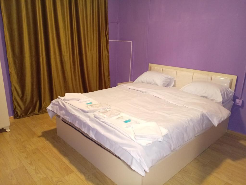 Postel nebo postele na pokoji v ubytování Baku Express Hostel