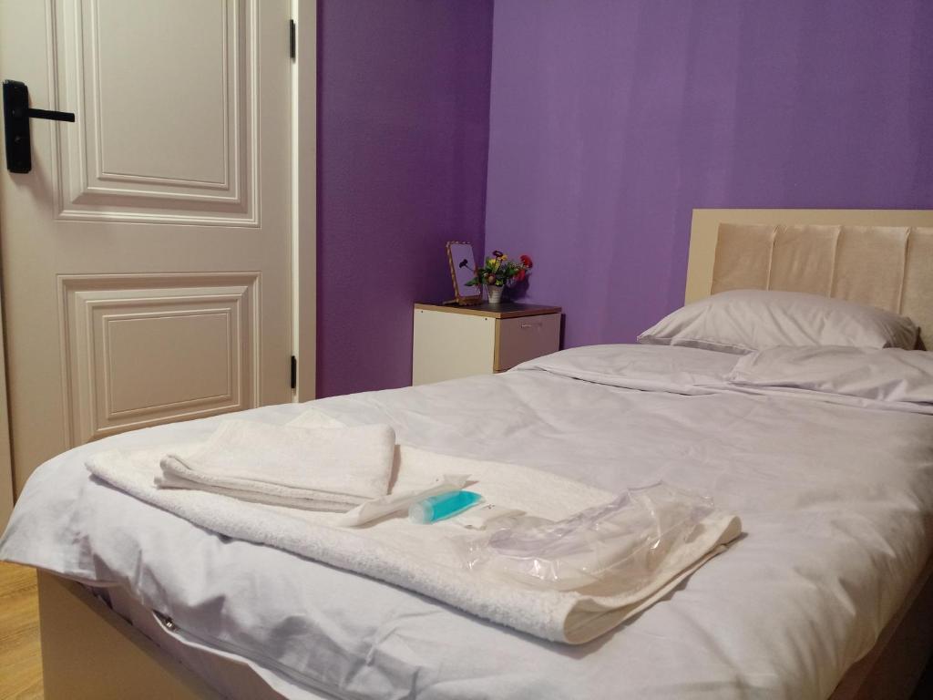 Postel nebo postele na pokoji v ubytování Baku Express Hostel