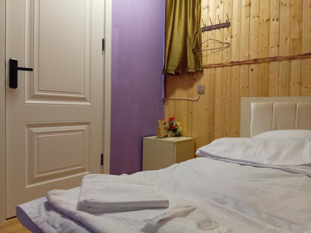 Postel nebo postele na pokoji v ubytování Baku Express Hostel