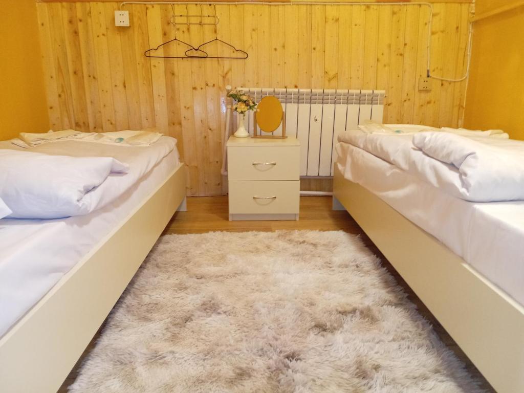 Postel nebo postele na pokoji v ubytování Baku Express Hostel