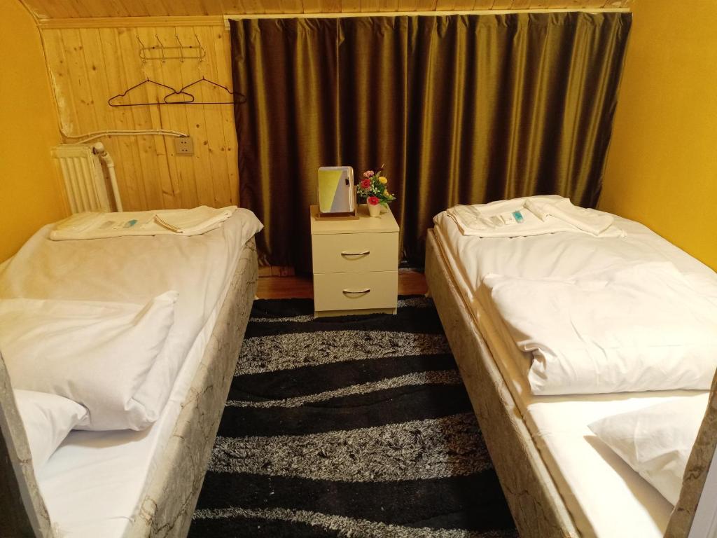 Postel nebo postele na pokoji v ubytování Baku Express Hostel