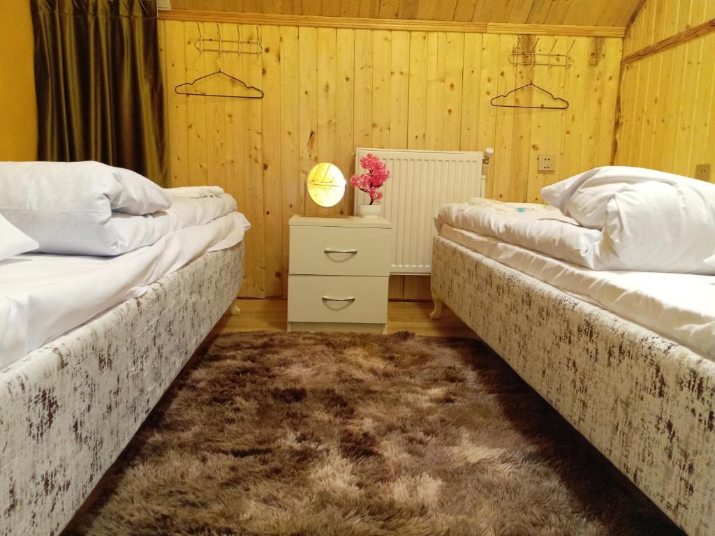 Postel nebo postele na pokoji v ubytování Baku Express Hostel