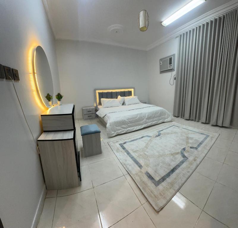 Postel nebo postele na pokoji v ubytování درة المدينة المنورة