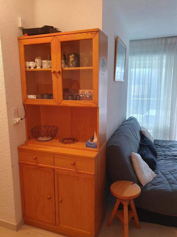 Posedenie v ubytovaní Appartement avec piscine proche plage et commerces