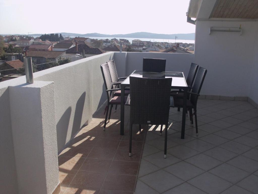 Balkón nebo terasa v ubytování Apartments Mira