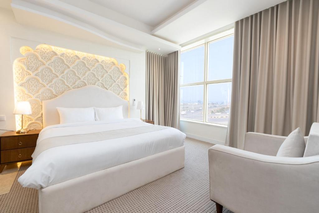 Postel nebo postele na pokoji v ubytování فندق أفين- Avene Hotel