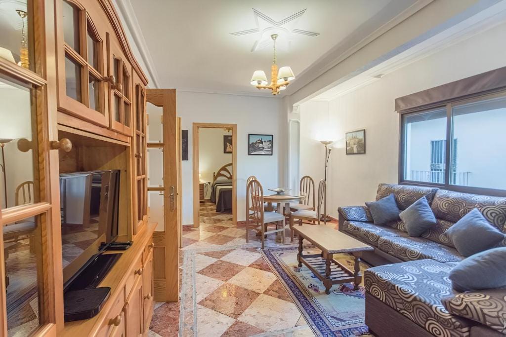 Posezení v ubytování Apartamento turístico las aceitunillas