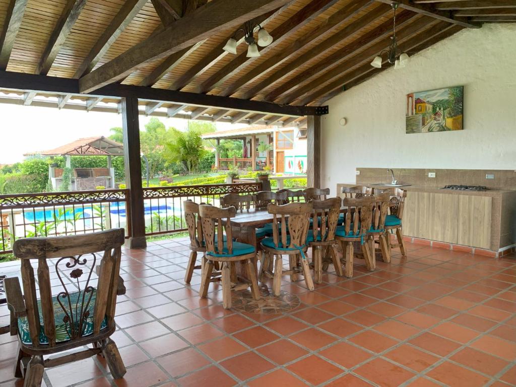 Balkón nebo terasa v ubytování Casa Santa Rita - Tres Habitaciones