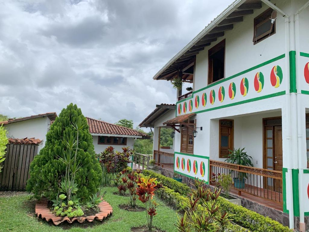 Zahrada ubytování Casa Santa Rita - Tres Habitaciones