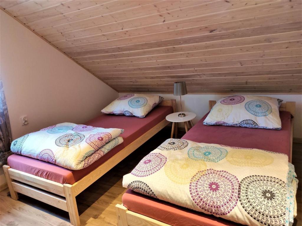 Posteľ alebo postele v izbe v ubytovaní Resort in Kolczewo near West Pomerania Lakes
