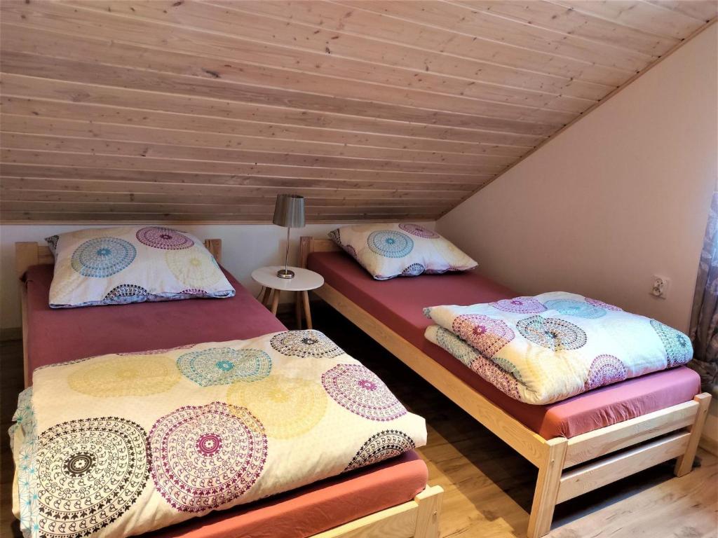 Posteľ alebo postele v izbe v ubytovaní Resort in Kolczewo near West Pomerania Lakes