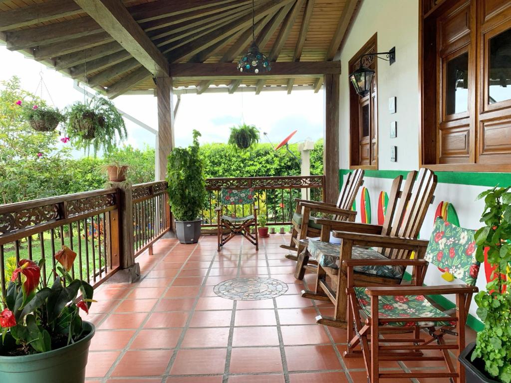 Balkón nebo terasa v ubytování Casa Santa Rita - Tres Habitaciones