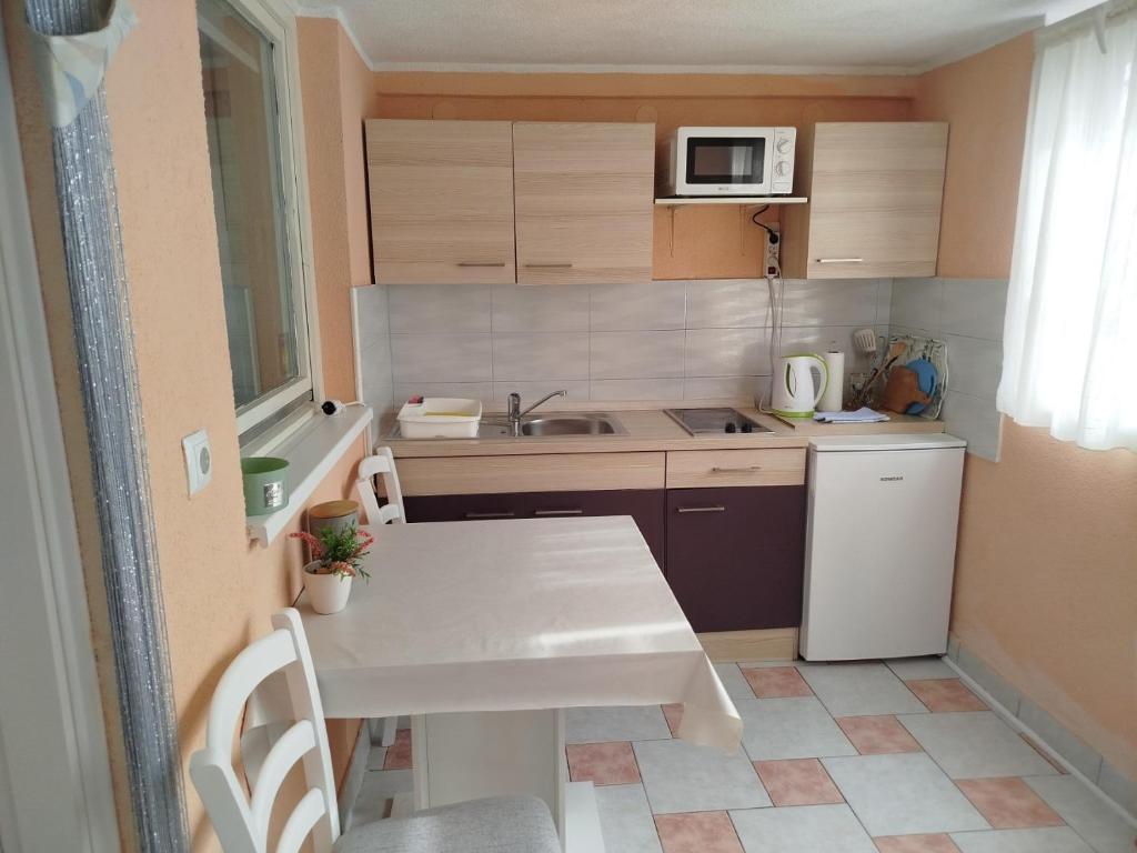 Kuchyň nebo kuchyňský kout v ubytování Apartman Tihana