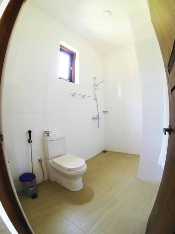 Koupelna v ubytování Hideaway Lodge