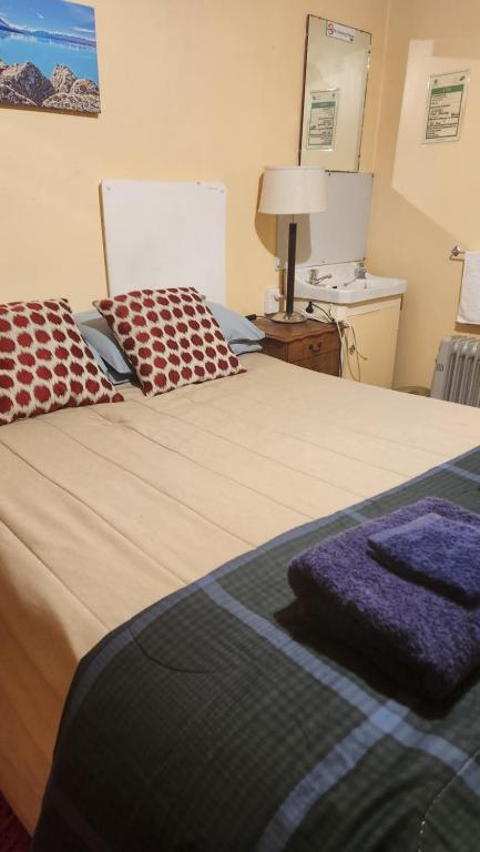 Postel nebo postele na pokoji v ubytování Fairlie Hotel