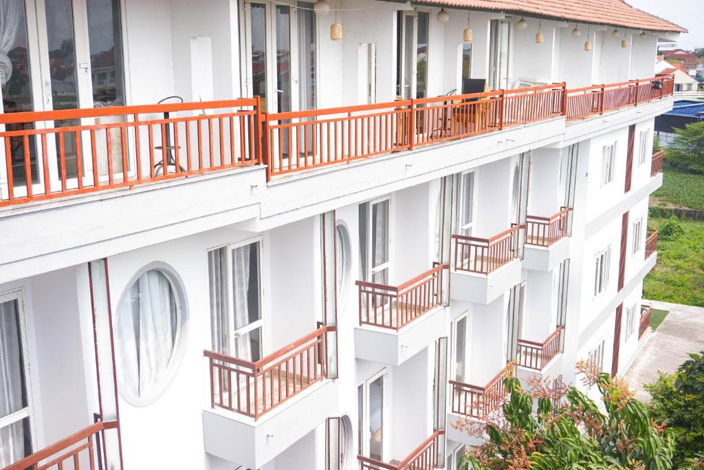 Balkón nebo terasa v ubytování Paradise Hotel Hoi An